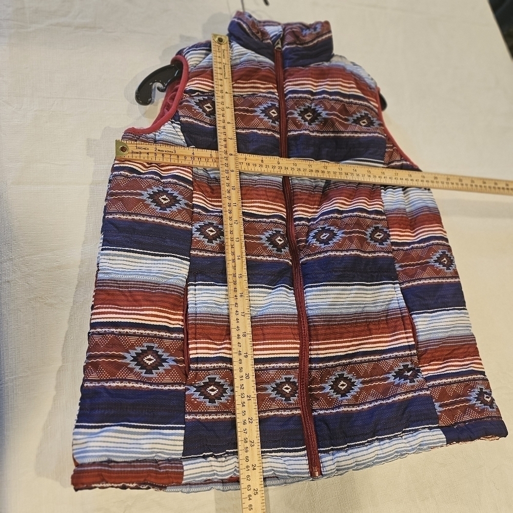 CHEEKYS ORIGINS 7Serepe Zip Up Vest sz M - Picture 8 of 11